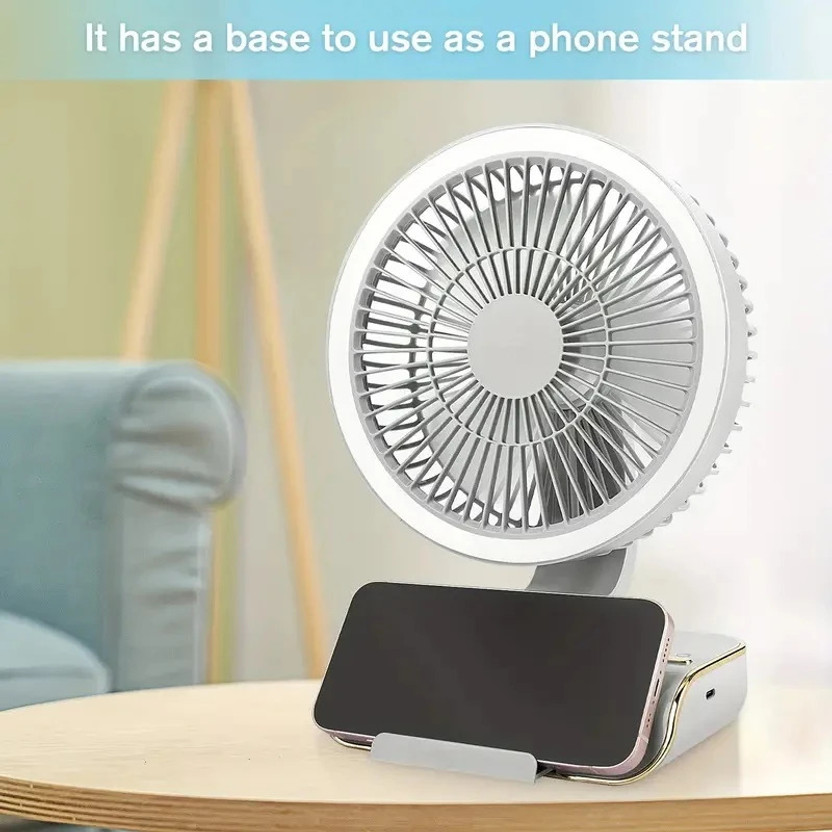 Sampri Water Cooling Fan Air Conditioner with Remote Control Room Spray Humidifier Remote Controlled 40 mm Table Fan(White Gold | Pack of 1)