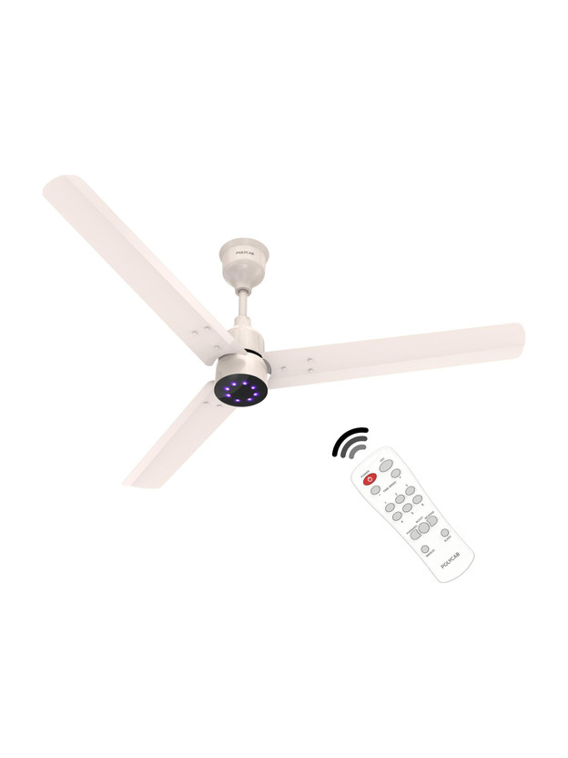 Polycab Polycab Wizzy Plus 2.0 LED100% CopperHigher Air DeliveryLED Indicator with 3 Year Warranty BLDC Motor with Remote 1200 mm Ceiling Fan(5 Star | BEIGE ROSEGOLD | Pack of 1) - Flipkart Deal