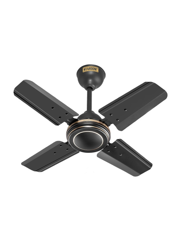 Stardom Stardom EAGLE SPECIAL METT SMOKE BROWN with 2 Year Warranty Anti Dust, High Air Delivery, Energy Saving 600 mm Ceiling Fan(1 Star | BROWN | Pack of 1) - Flipkart Deal