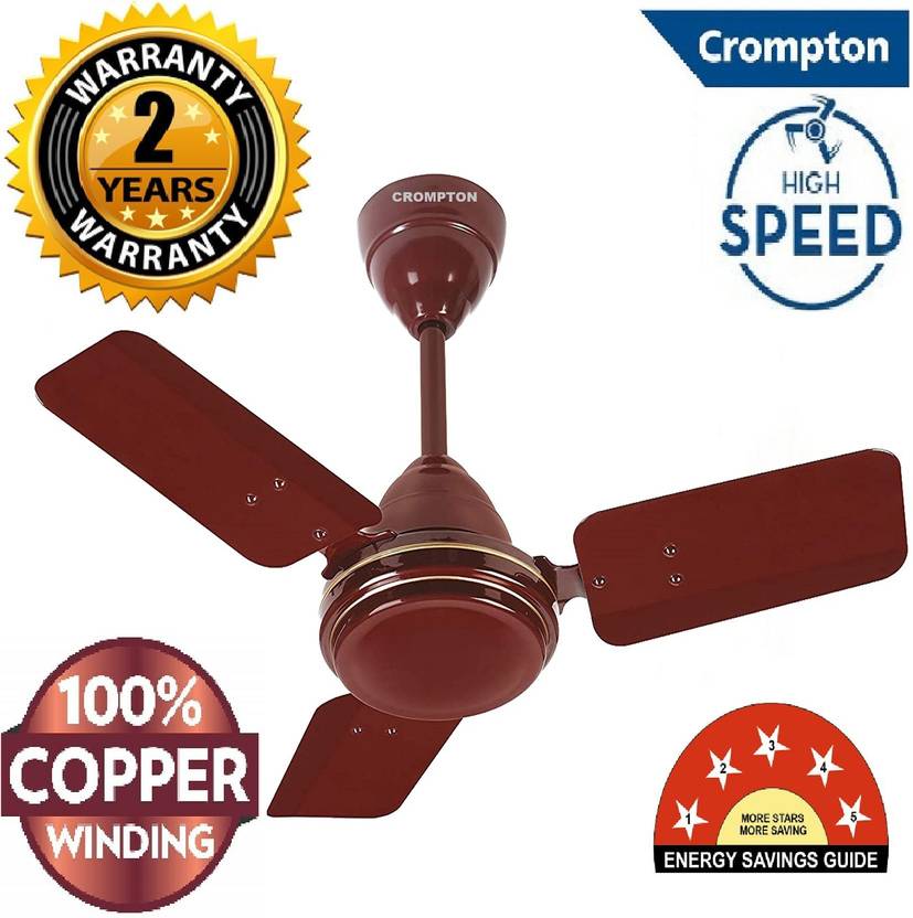 Crompton CROMPTON SUREBREEZE 100 COPPER ULTRA HIGH SPEED 360 RPM LONG