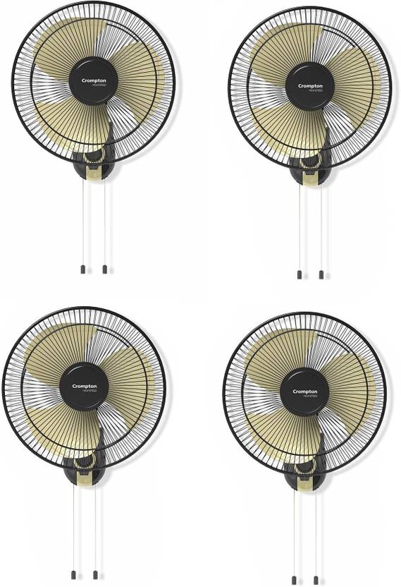 Crompton Torpedo 400MM PACK OF 4 400 mm 3 Blade Wall Fan Price in