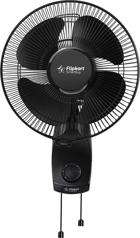 Flipkart SmartBuy Neo-Wave | High Speed | Premium with 2 Year Warranty Ultra High Speed 300 mm Wall Fan(Black | Pack of 1)