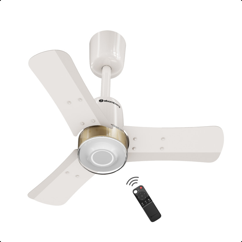 Atomberg Renesa Elite Smart |Voice Control| High Air Flow|Moonbeam LED Light|Sleek Design with 3 Year Warranty BLDC Motor with Remote 600 mm Ceiling Fan(5 Star | Pearl White | Pack of 1)