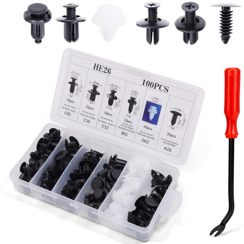 Vaghani Car Bumper Repair Kit,Universal Car Door Trim Panel Clip Removal Tool Kits Vehicle Tool Kit