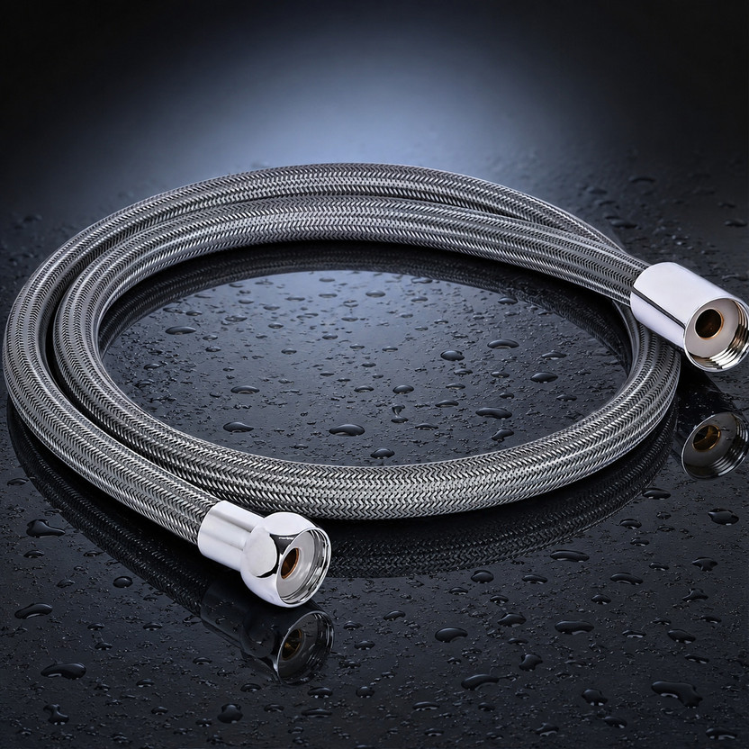 LVSHA 1.5 Meter High Pressure Shower Hose Pipe & Heavy Duty Jet Spray Tube for Toilet HIGH PRESSURE SHOWER TUBE Hose Pipe(1.5 m)