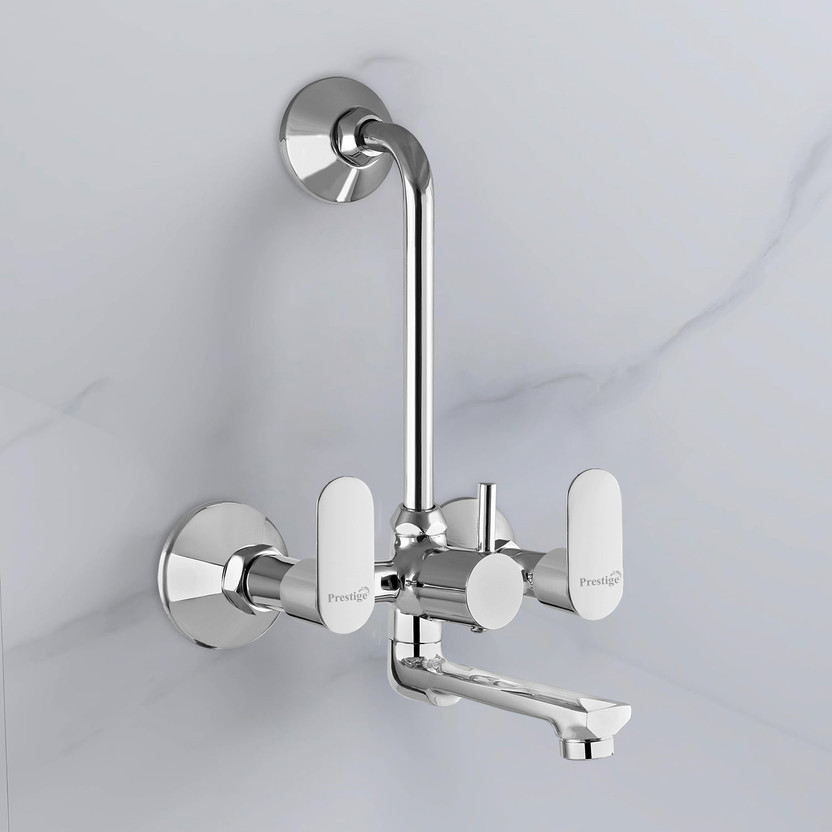 Prestige Ocean Telphonic Wall Bend Wall Mixer Faucet(Wall Mount Installation Type)