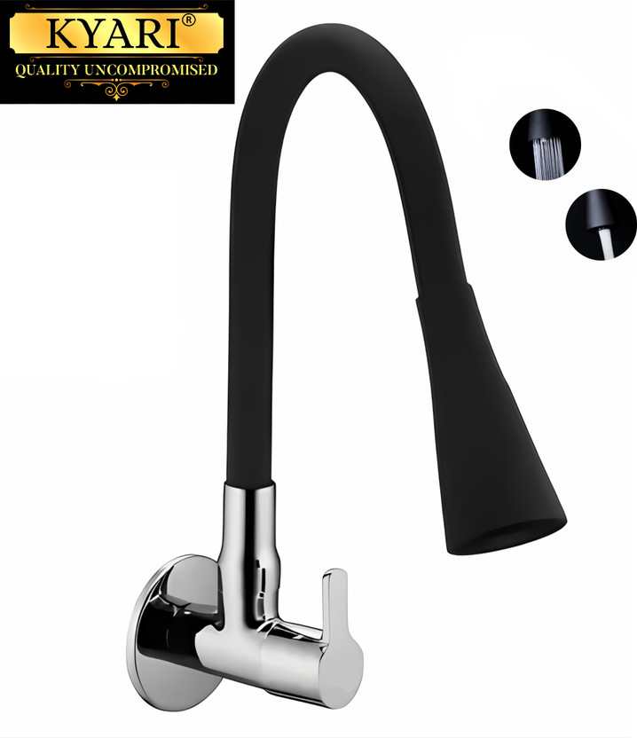 Kyari - PREMIUM 360 Flexible Holex Sink Tap ( Brass) FD-10665 - For Kitchen Sink / Washbasin / Bathroom Sink Tap Faucet(Wall Concealed Installation Type)