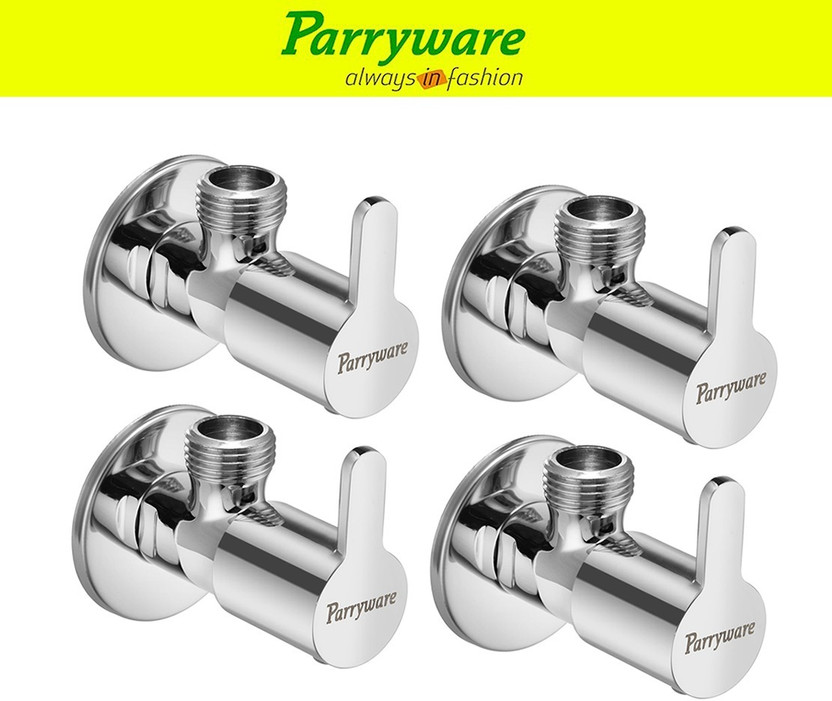 Parryware Cute Brass angle valveTap set of 4 pic 291 Cute brass angle valveTap with wall flange set of 4 pic 291 Angle Cock Faucet(Wall Mount Installation Type)