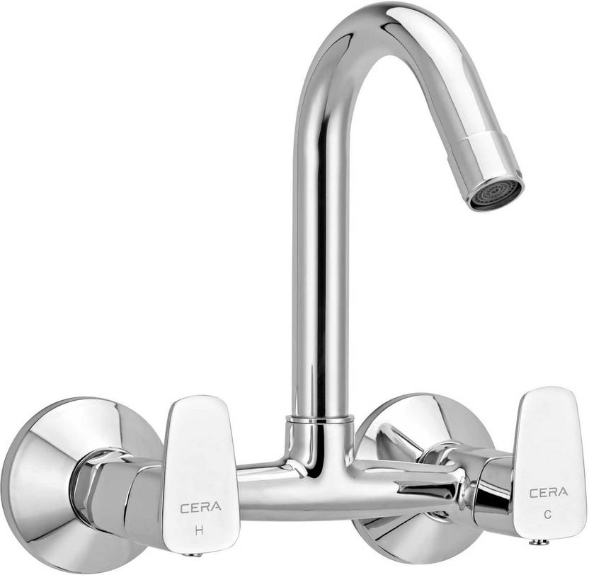 CERA VINE Sink Mixer (Wall Mounted) with 165MM (6.5 Inches) Long