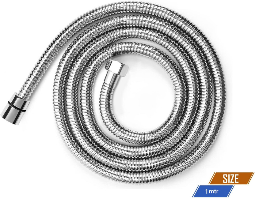 KURIC Stainless Steel Flexible Hand Shower Health Faucet Tube Hose Pipe Jet Spray Pipe Handshower Hose, Replacement Shower Tube, Health Faucet Tube, Chrome Finish Health  Faucet(Wall Mount Installation Type)