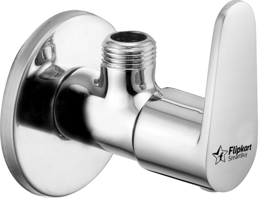 Flipkart SmartBuy Cora Brass Angular tap_P-1 Angle Valve With Wall Flange | Stop Valve for Bathroom & Kitchen (Pack of 1) Angle Cock Faucet(Wall Mount Installation Type)