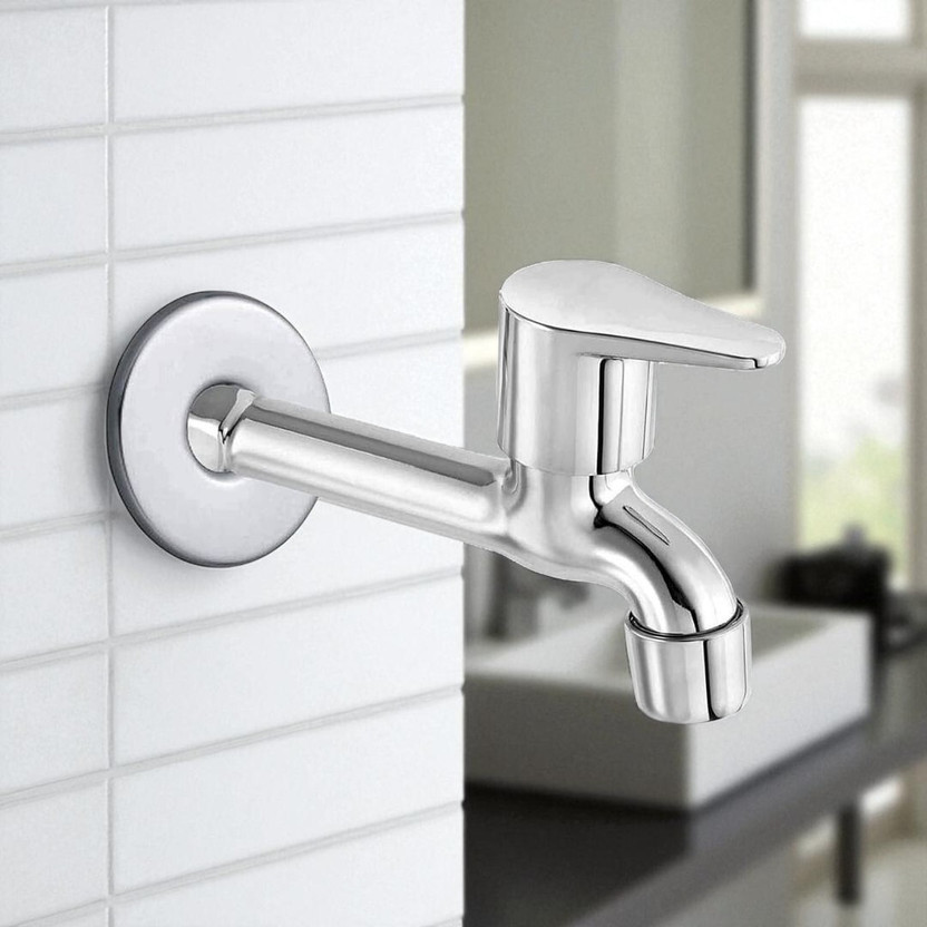COSVIT Steel FCT-34 Sliver Steel Foam Flow Faucet Aerator Foam Flow Faucet(Wall Mount Installation Type)