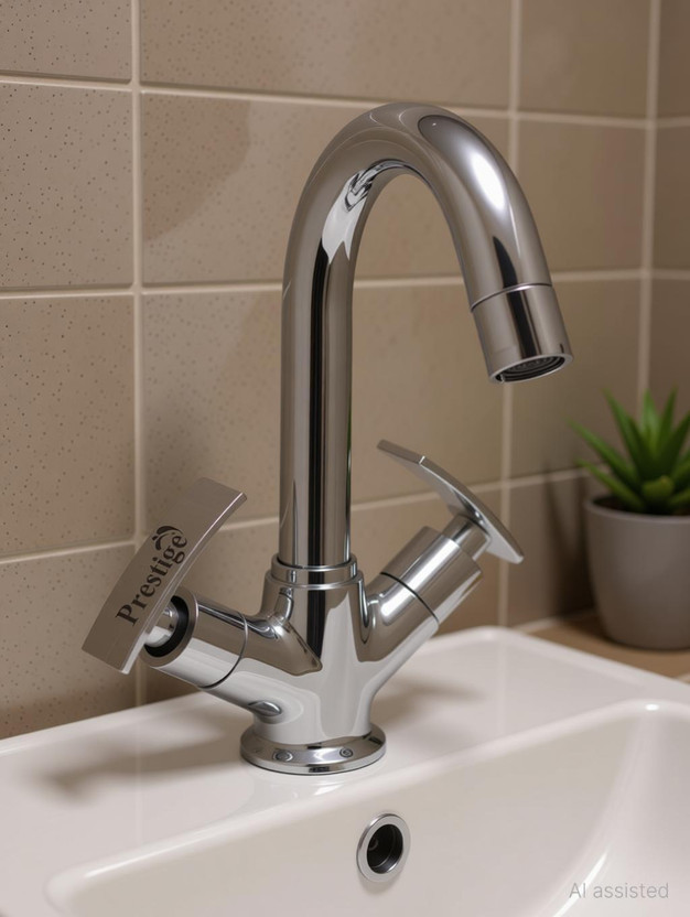 Prestige For Sink Wash Basin Taps 2 in 1 Mixer Faucet For Sink Wash Basin Taps 2 in 1 Mixer Faucet Wall Mixer Faucet(Wall Mount Installation Type)