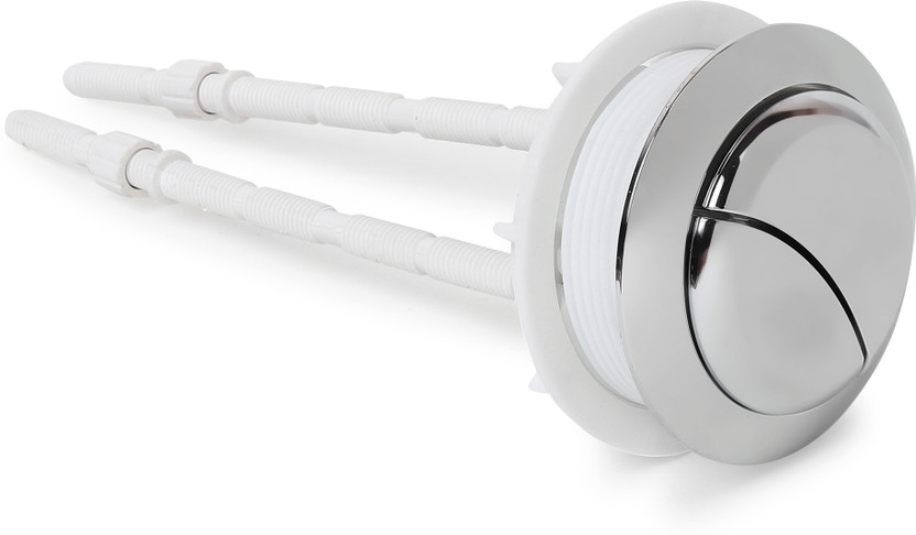 BSI by Bhanmati Sanitary Items Dual Push Flush Button Toilet Water Tank Flushing 55 Mm/ 2 inch Replaceable Push Button Lid Hole Should Be at Least 55 Mm and Rod Flush Valve Faucet(Wall Mount Installation Type)