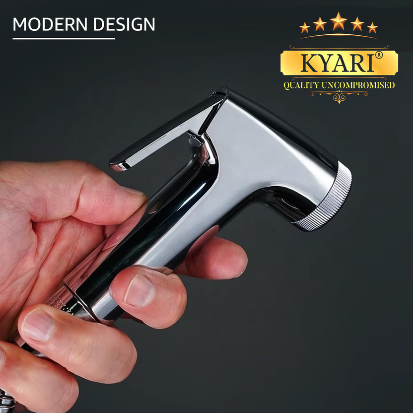 Kyari - ABS Conti Bidget Spray Gun Health Faucet ( Without Tube ) HF-10683 For Toilet / Bathroom / Pet Bath / Garden Health  Faucet(Spout Installation Type)