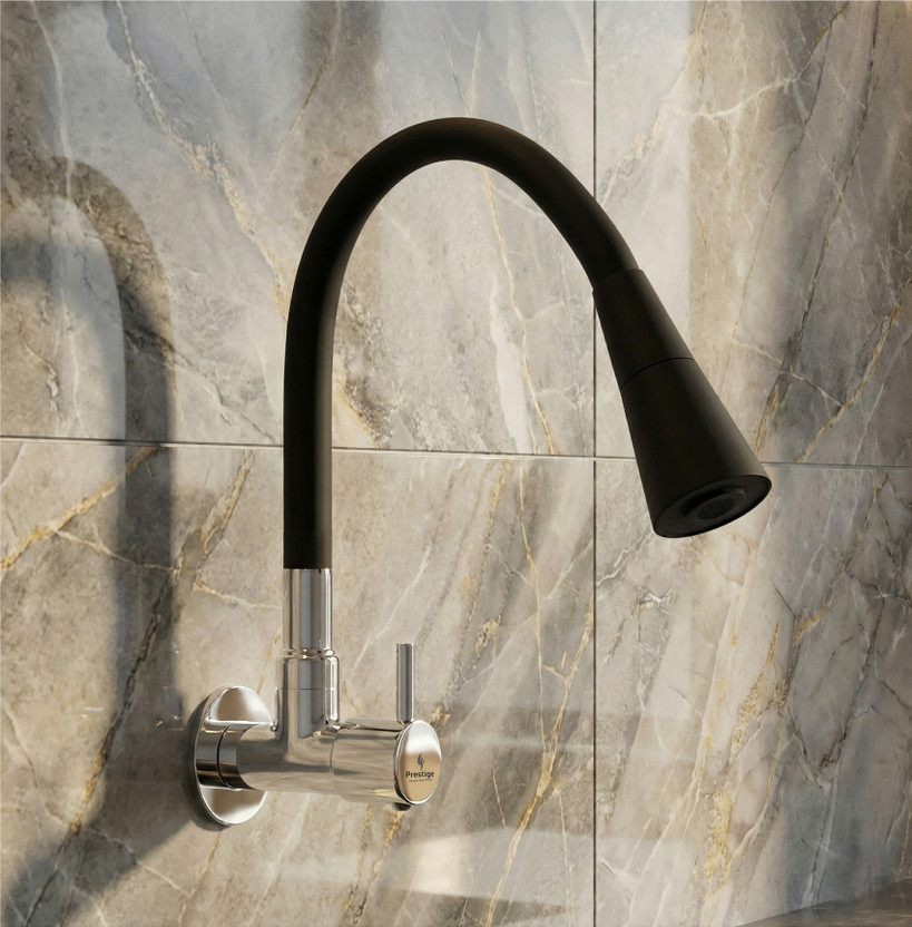 Prestige SmartBuy Flexible Sink Faucet Cold Water Tap Dove Pillar SmartBuy Flexible Sink Cold Water Dove Sink Tap Faucet(Wall Mount Installation Type)