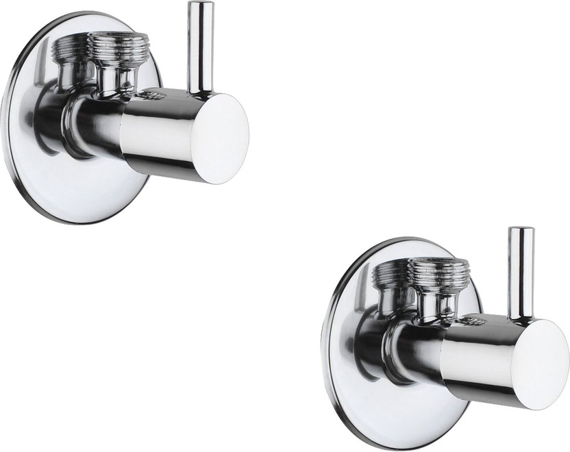 BSI by Bhanmati Sanitary Items BSI444 Stainless Steel Turbo Angle Wall tap / Angle Valve For Bathroom / Kitchen / Geyser Connection ( Pack of 2) Health  Faucet(Wall Mount Installation Type)