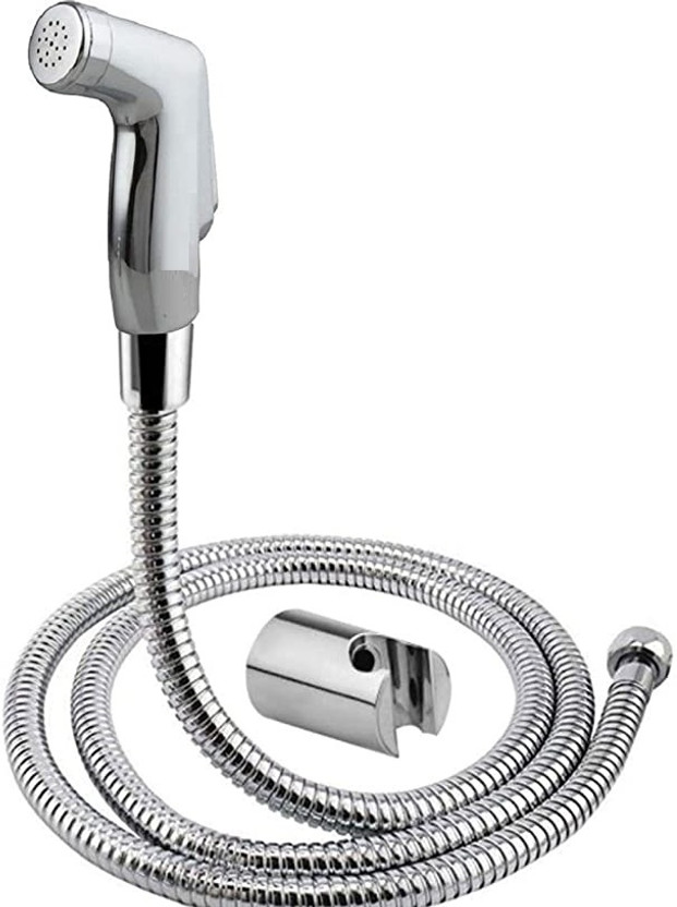 AeoFit Magic ABS Health Faucet with SS-304 Grade 1 Meter Flexible Hose Pipe jet spray Health  Faucet(Wall Mount Installation Type)