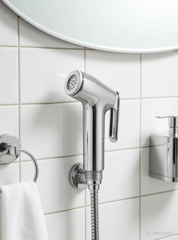 Kyari - Prime Conti Gun Jet Spray Without Tube HF-10723 - For Toilet / Bathroom ( Without TUBE ) Health  Faucet(Spread Fit Installation Type)