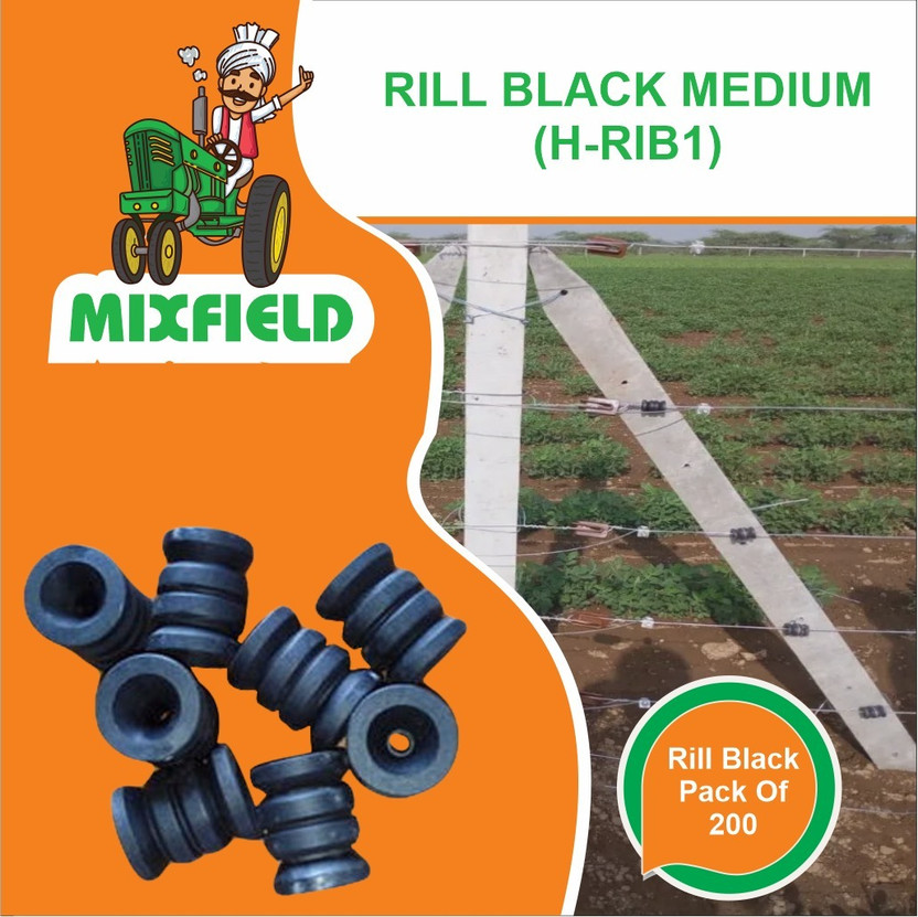 MIXFIELD Reel Insulator for Zatka Electric Fence High UV Extra Long-Lasting (Pack of 200) Plastic Fence Post(3.5 cm)