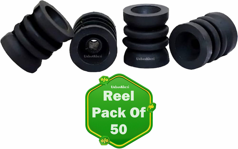 UrbanKheti Reel Insulator For Zatka Electric Fencing (Pack-50)”Extra Long-Lasting” Plastic Fence Post(3.5 cm)