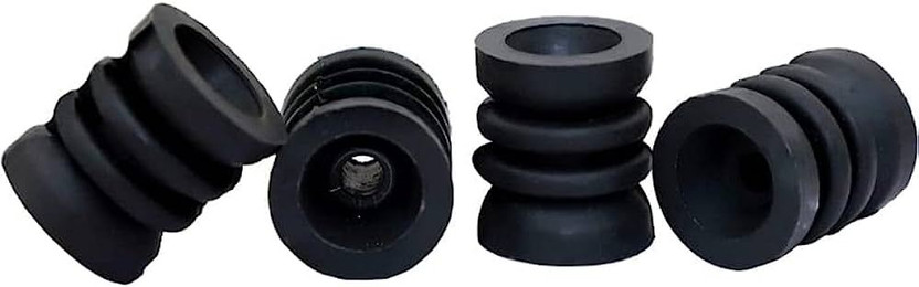 SILONIX Reel Insulators For Electric Fence Use In Garden, Farm (Black) (Pack Of 150) Plastic Fence Post(3 cm)