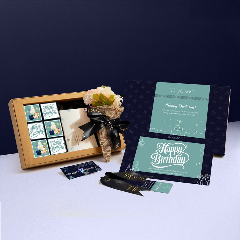 TinyGlads Special Birthday Chocolate Hamper Assorted Gift Box(Multicolor)