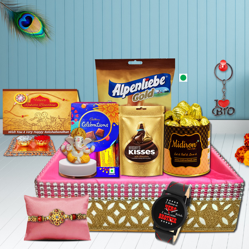Midiron Festive Chocolate Gift for Brother – Rakhi Hamper to Remember Assorted Gift Box(Multicolor)
