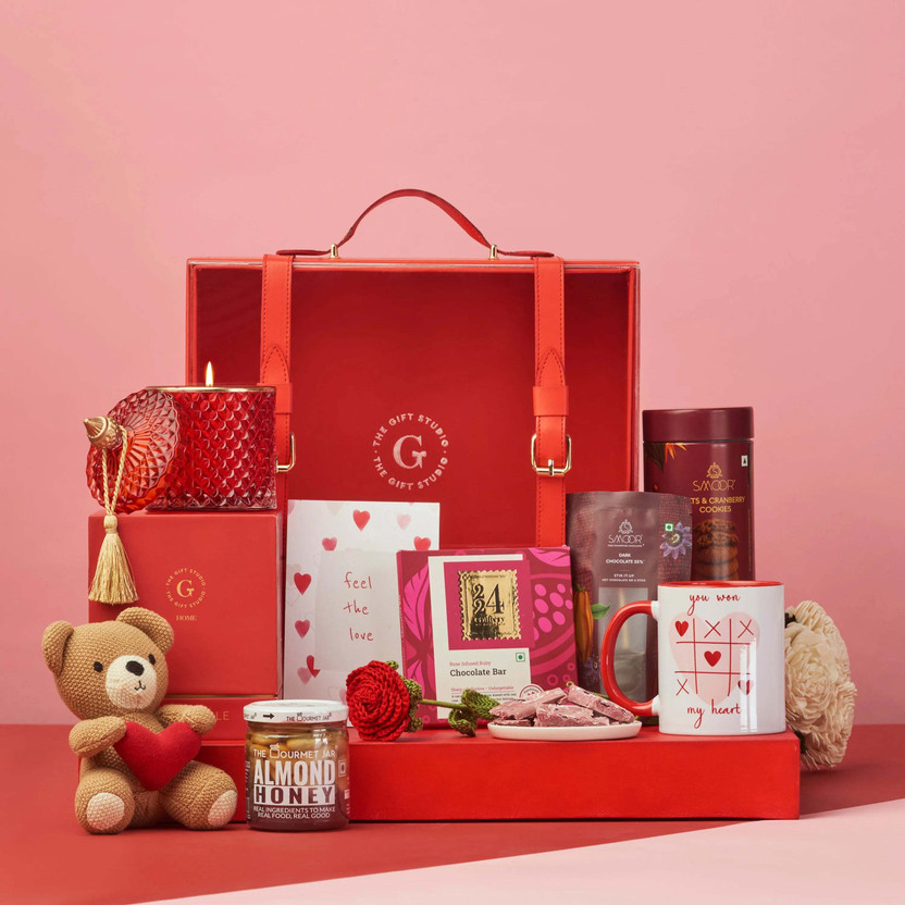 The Gift Studio The Eternal Love Hamper I Luxury Anniversary & Valentine gift Assorted Gift Box(Multicolor)