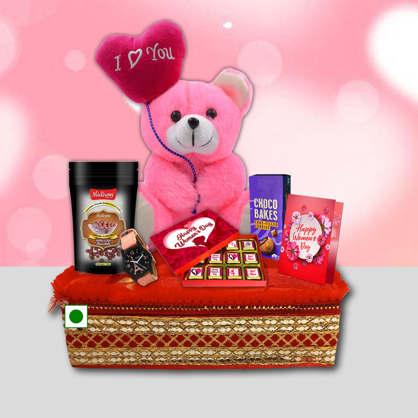 Midiron Celebrate Unique Women’s Day Chocolate Hamper – Special Treat for Mother, Girls Assorted Gift Box(Multicolor)