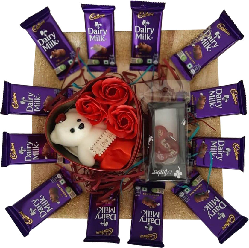 Happy Basket By Simran Festive Chocolate Wooden Gift Box(Multicolor)