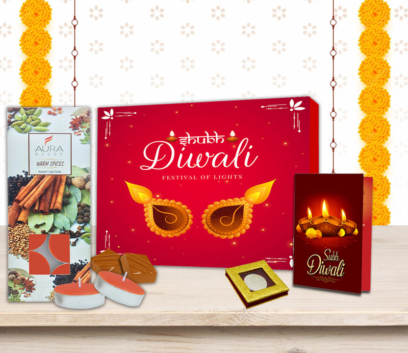 Midiron Diwali Hamper | Diwali Gift | Diwali Present for Family, Relatives IZ23-21 Paper Gift Box(Multicolor)