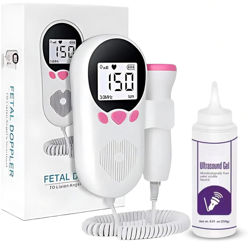 Aika Aika Portable Fetal Doppler for Baby Heart Rate Monitor with 250ML Ultra Sound Gel Baby Monitor - Flipkart Deal