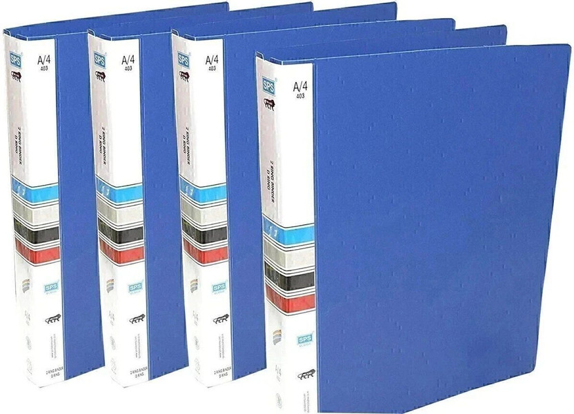 Samrat PLASTICS A/4 SIZE(Set Of 4, Blue)