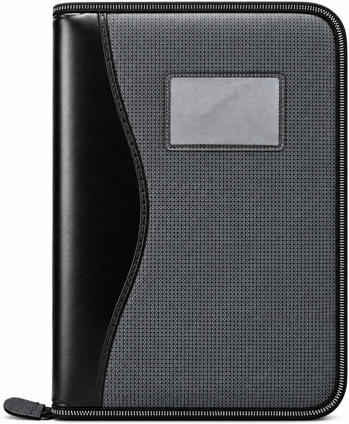 filenest filenest PU Leather Textured Executive Document Portfolio(Set Of 1, Black) - Flipkart Deal