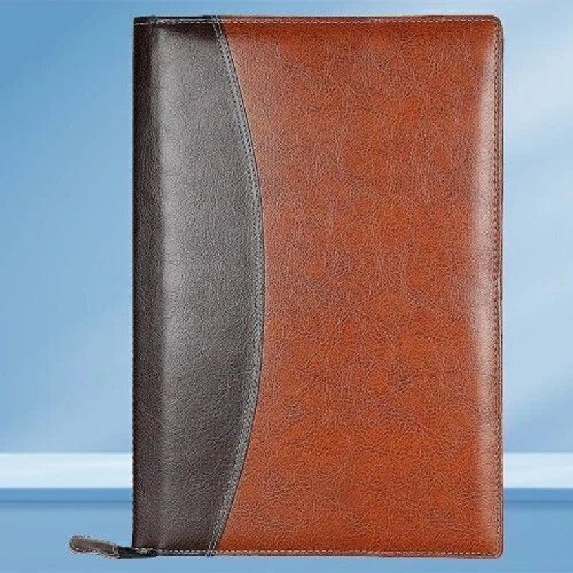 PACKWAGON PU LEATHER FILE FOLDER(Set Of 1, Brown)
