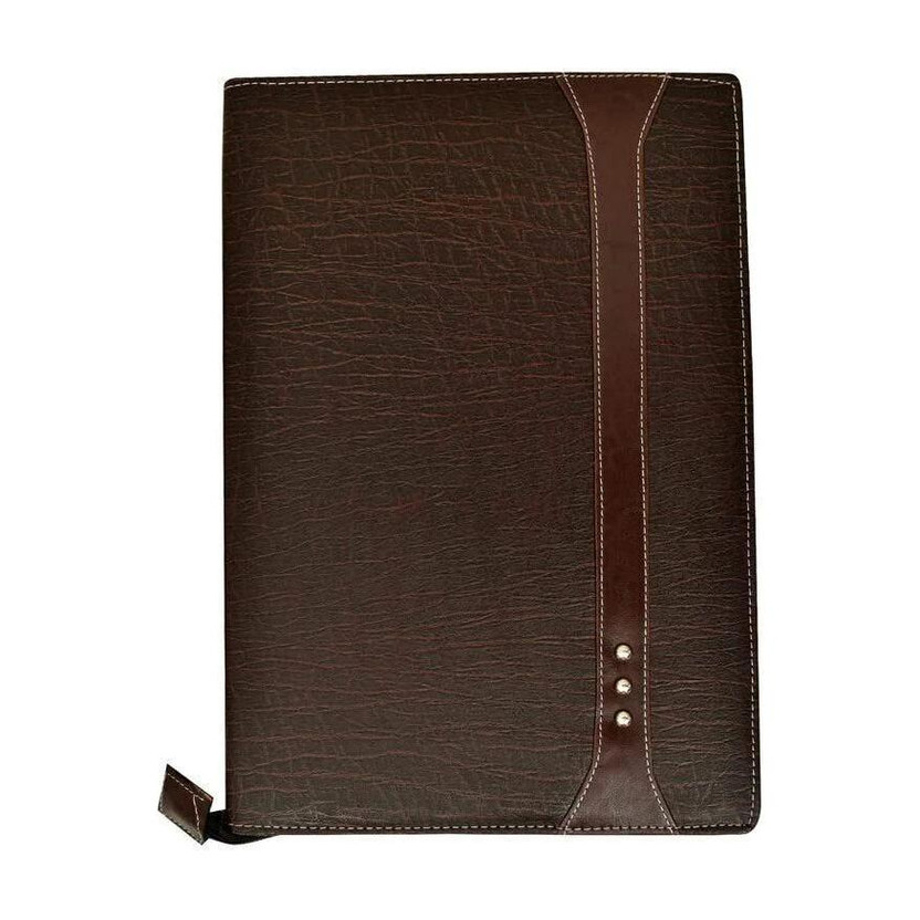 CAMPIO Leatherette 20-Leafs Premium Multipurpose Professional File Folders for Certificates Holder(Set Of 1, Brown)