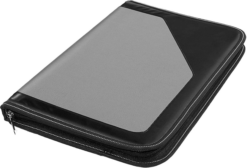 TOTAM PU Leather Legal Size Documents Holder(Set Of 1, Grey)