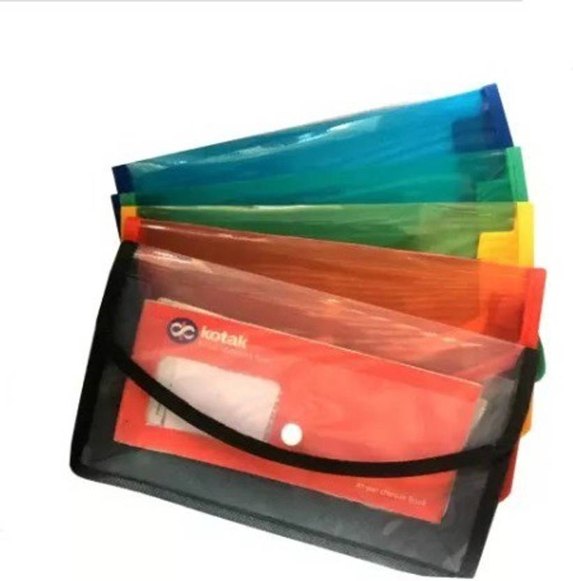 BHARJA Plastic Plastic Cheque Book Holder Passbook