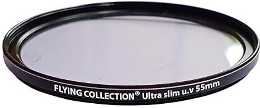 FLYING COLLECTION Camera Lens UV Rays Protection Filter 55 MM -Ultra Slim UV Filter Clear Filter(55 mm)