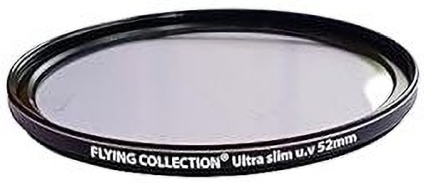 FLYING COLLECTION Camera Lens UV Rays Protection Filter 52 MM -Ultra Slim UV Filter Ring Aluminum Clear Filter(52 mm)