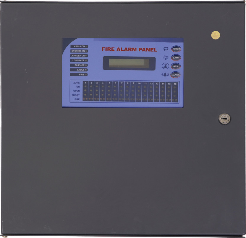 micro agni AGNI SECURE 4 ZONE FIRE ALARM CONTROL PANEL Fire Alarm(Wall Mounted)