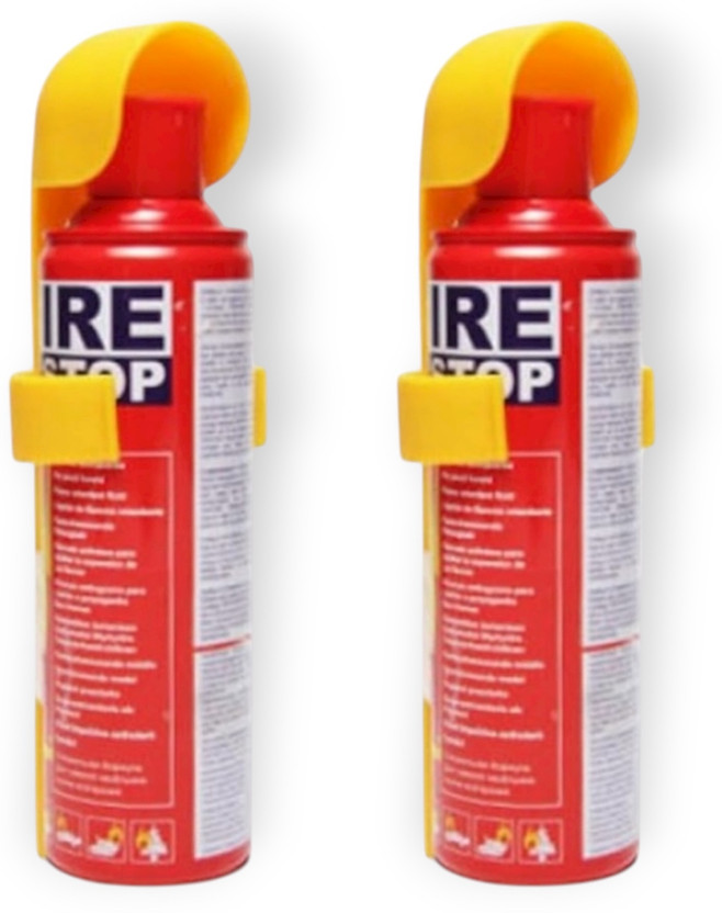 Detectfire Fire Stop Car & Bike Fire Extinguisher Spray Emergency Safety Equipment Fire Extinguisher Mount(0.5 kg)