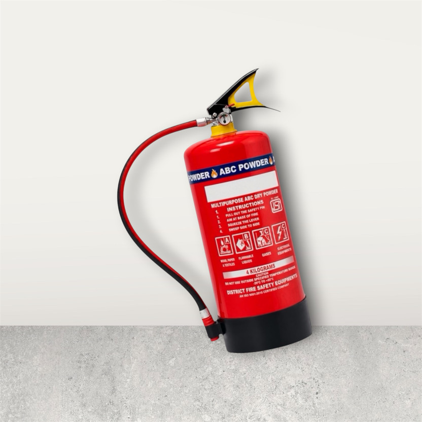 detech detech Fire Safety Equipment ABC Dry Powder Extinguisher 4 Kg IS Standard Fire Extinguisher Mount(4 kg) - Flipkart Deal