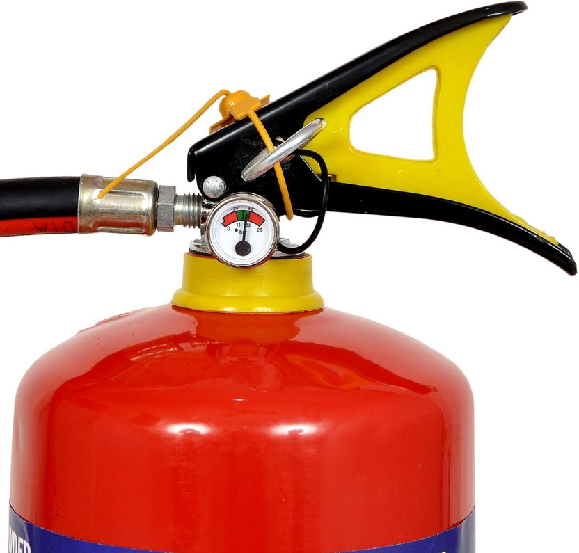 MADE BY DETECH FIRE Trusted 4kg ISI Approved Fire Extinguisher – Lightweight, Safe, and Efficient Fire Extinguisher Mount(4 kg)