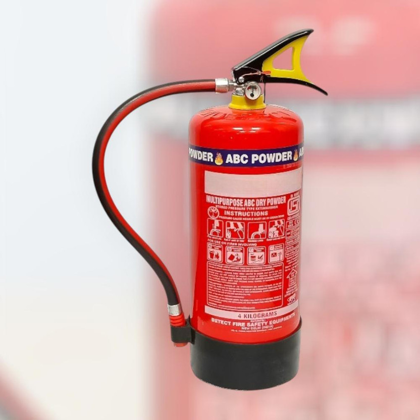 detech detech ABC 4Kg Fire Extinguisher Cylinder for Home & Office Safety Fire Extinguisher Mount(4 kg) - Flipkart Deal