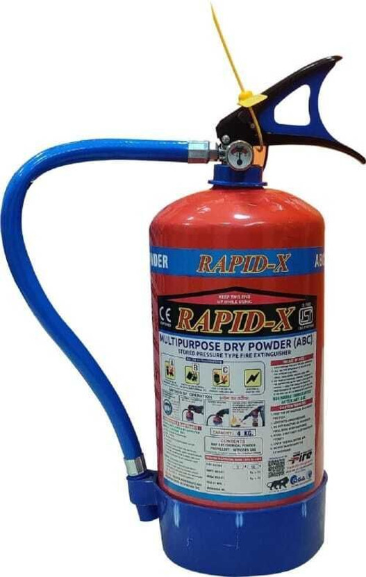 Attack Fire ABC Fire Extinguisher 4kg Dry Powder Multipurpose Safety Equipment Portable Fire Extinguisher Mount(4 kg)