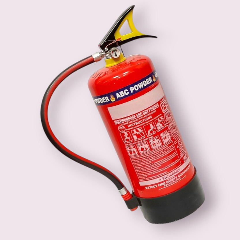 Shri fire india Reliable 4kg Fire Extinguisher – Ideal Safety Equipment for Shops and Homes Fire Extinguisher Mount(4 kg)
