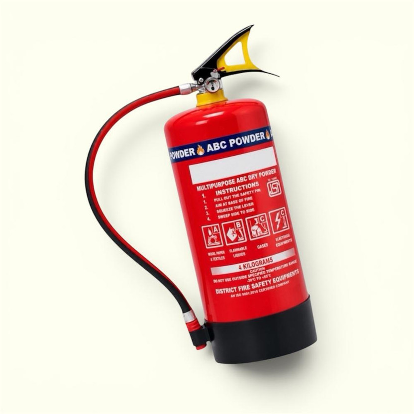 Agniraksha Agniraksha 4Kg Fire Safety Equipment ABC Powder Extinguisher Home Office Warehouse Factory Fire Extinguisher Mount(4 kg) - Flipkart Deal