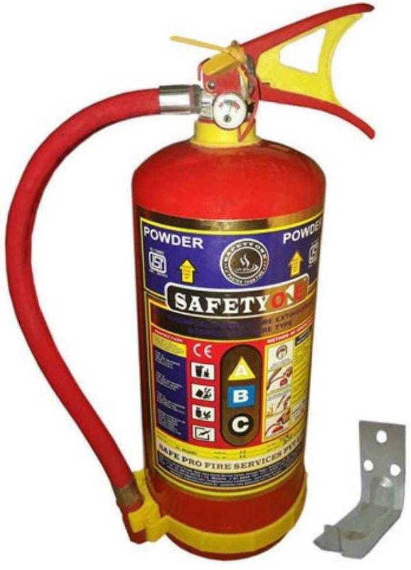 Safepro Safety One ABC 4 Kg Fire Extinguisher Fire Extinguisher Mount